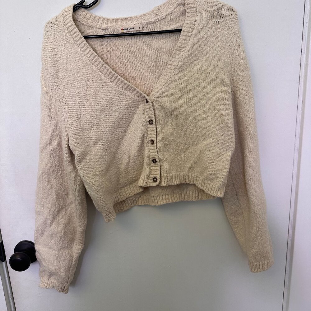Marine layer cropped cardigan